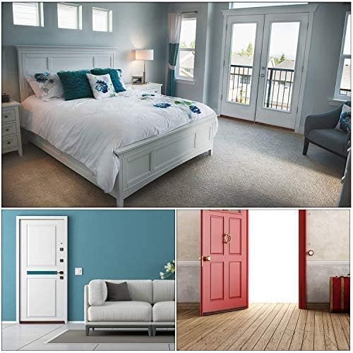 McDILS Under Door Draft Blocker White - Door Draft Stopper 32 to 38 inches - Weatherproofing Door Seal Strip - Draft Stopper for Bottom of Door - Noice Reduction Sound Proof Door Draft Blocker White