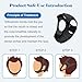 Anti Snoring Devices, Chin Strap for Sleeping, Effective Anti Snoring Chin Strap, Adjustable Breathable Chin Strap forMen and Women, Stop Snoring Solution to Keep Mouth Closed, Black, 56CM