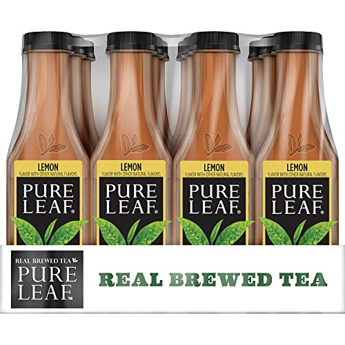 Pure Leaf, Iced Tea, Lemon, Sweetened, Real Brewed Black Tea, 18.5 fl Oz