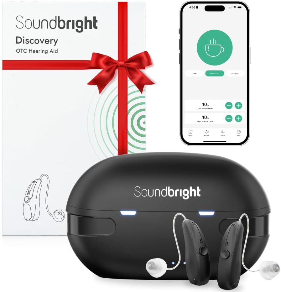 Amazon.com: Soundbright Discovery Bluetooth Hearing Aids for Senior ...