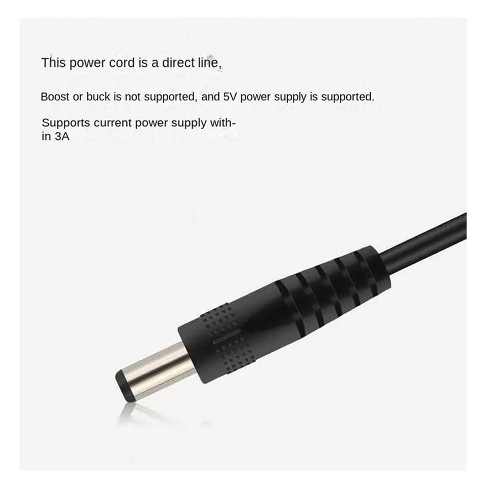 Câble de charge USB vers DC 5 V 5,5 x 2,1 mm avec 12 adaptateurs interchangeables 1 m/2 m (câble 1 m 12 en 1)