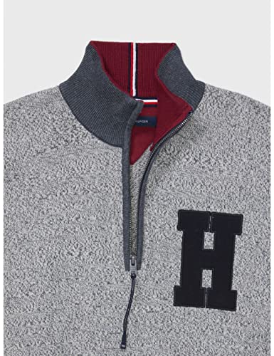 Tommy Hilfiger Men's Adaptive Quarter Zip H Sweater with Zipper Closure3