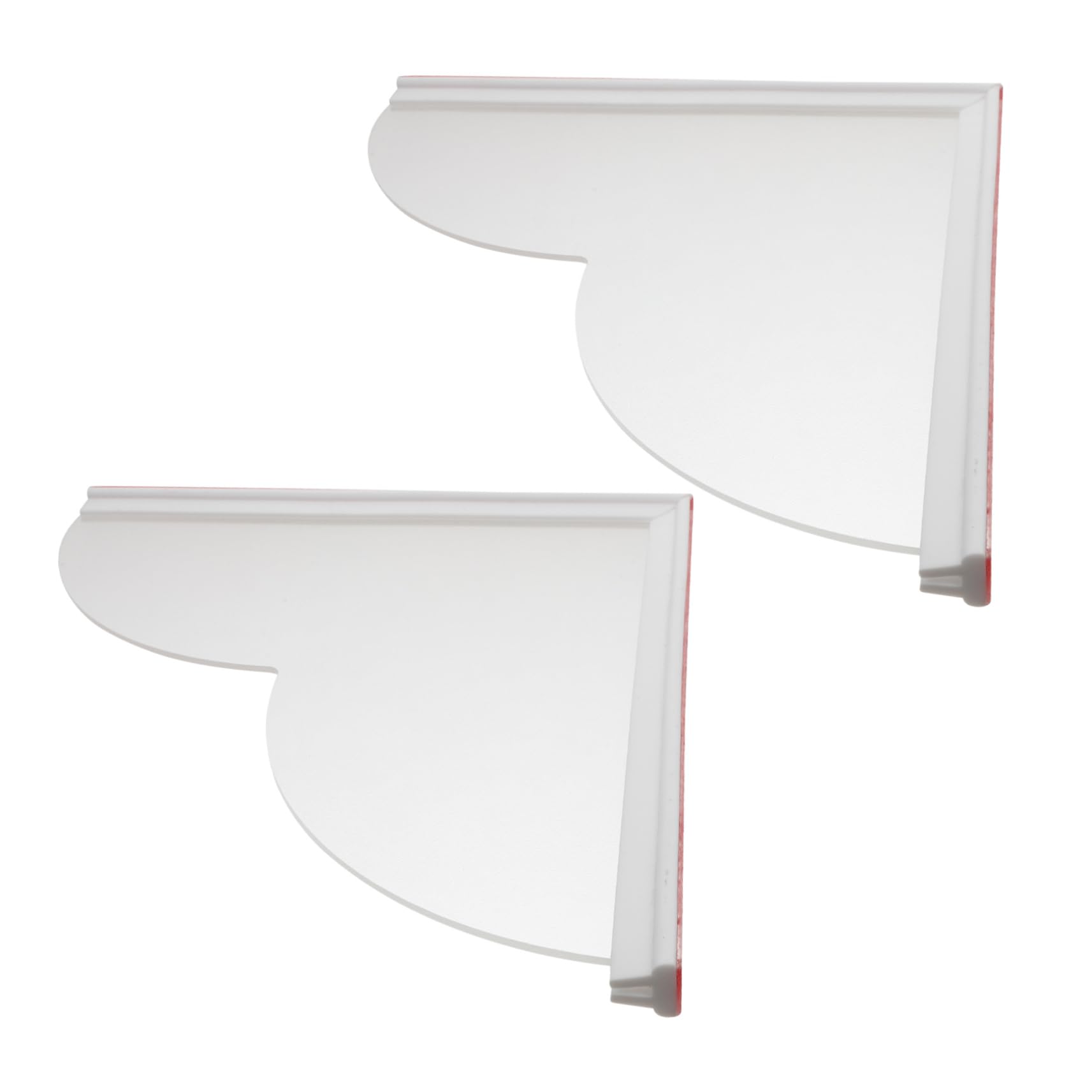 HOOTNEE 2pcs Shower Splash Guard Bathtub Water Barrier to Prevent Splashes for Boys and Girls Easy Installation for Sinks and Washbasins