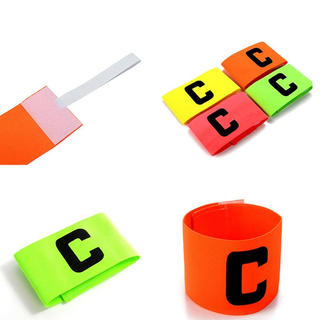 CALANDIS™ Captain Armband Football Soccer Sports Adjustable Arm Bands Fluorescent Orange | Hair Accessories | Womens Accessories