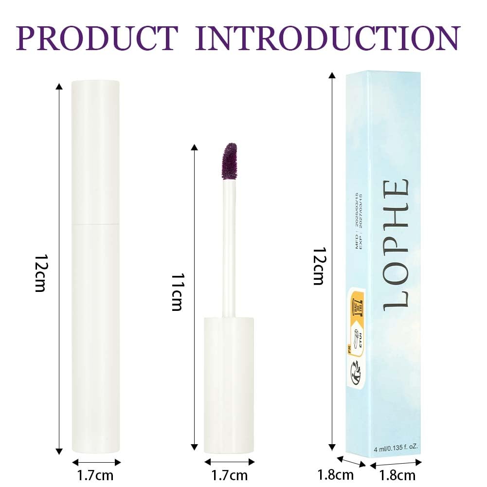 LOPHE Lip Stain Peel Off Masque, Long-Lasting Waterproof Tattoo Peel-Off Lip Stain - Image 2