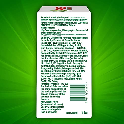 Image of Ariel Matic Front Load Detergent Washing Powder - 1 kg