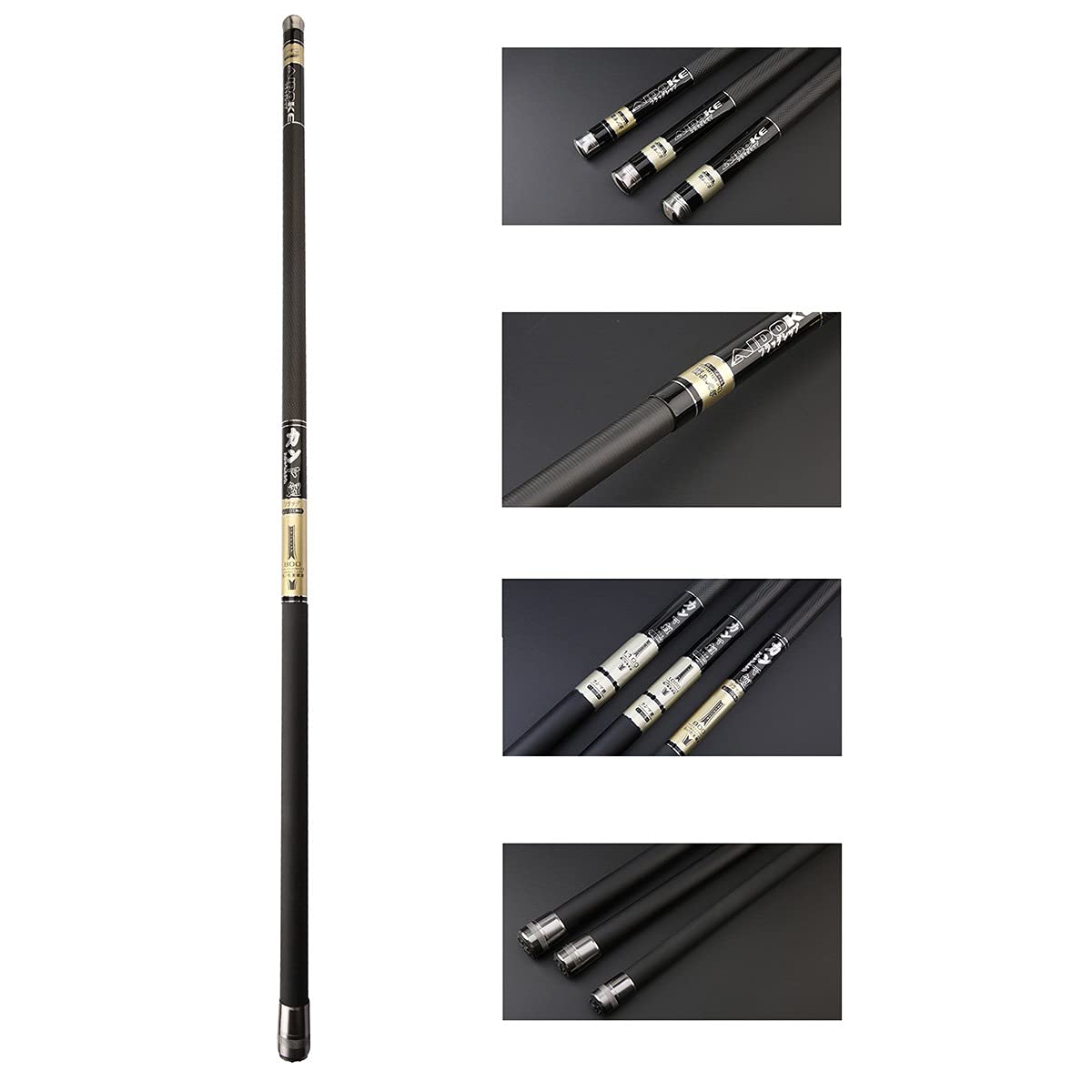 Amazon.co.jp: 伸縮式 フィッシングロッド カーボンファイバー