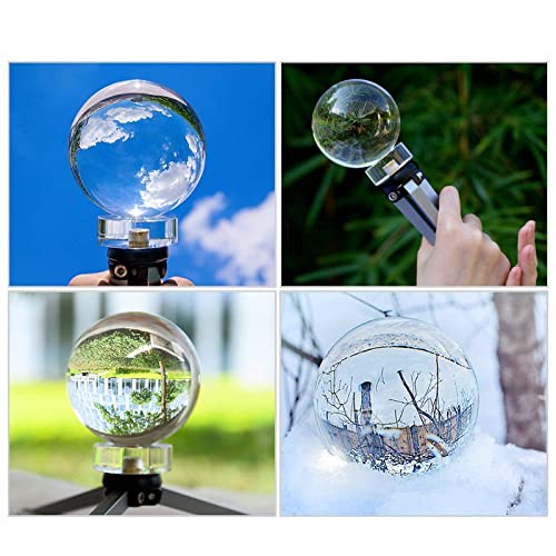 Selens K9,Sfera di cristallo prisma con foro
