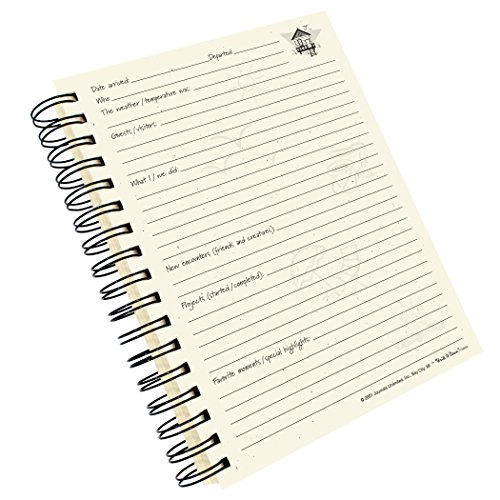 Journals Unlimited"Write It Down!" Series Guided Journal, R And R, A Lake House Journal, With A Blue Hard Cover, Made Of Recycled Materials, 7.5"X 9" #TOP3