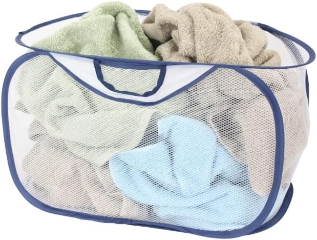 SEDLAV Lightweight Pop-Up open Laundry Basket for Dorms, Bathrooms & More