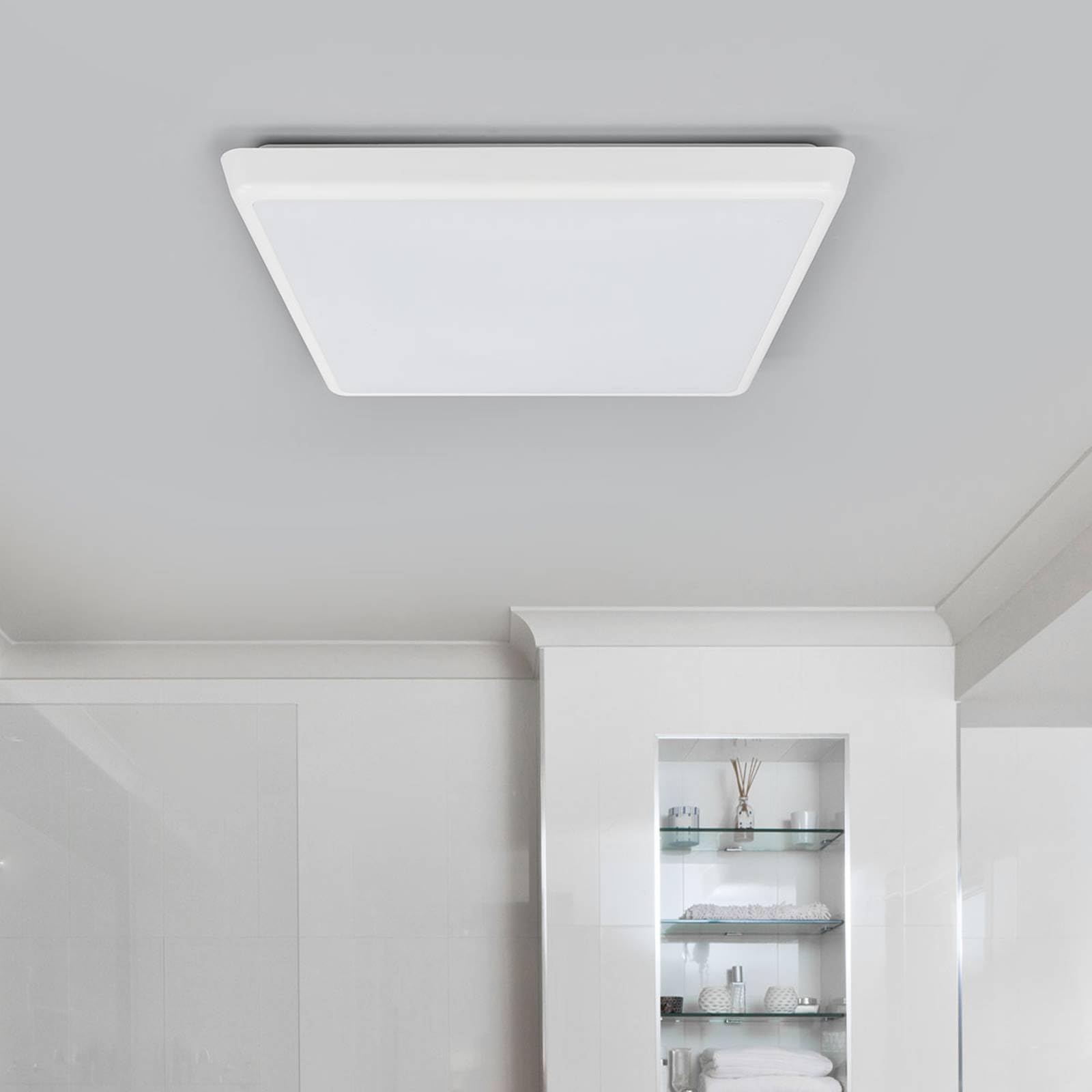 Arcchio LED Deckenleuchte Augustin (Modern) in Weiß (1 flammig,) - Lampe Deckenlampe Badezimmerleuchte