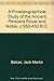 Produktbild A Prosopographical Study of the Ancient Persians Royal and Noble, C. 550-450 B.C.