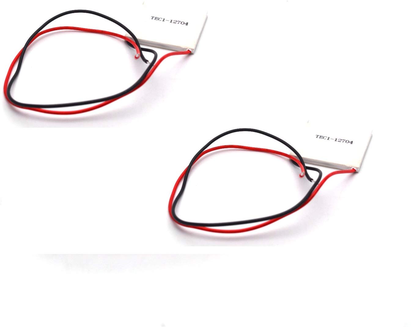 TEC1-12704 Thermoelektrische Kühlerplatte für Peltier-Kühlschränke, 40 x 40 mm, 2 Stück