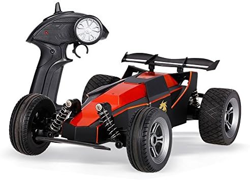 SZJJX YD003R RC Cars, Radio Controlled Racing Drifting Vehicle 2.4Ghz Water Resistant Remote Control Truck 1/24 2WD High Speed Rock Crawler RTR Electric Off-Road Buggy, Red