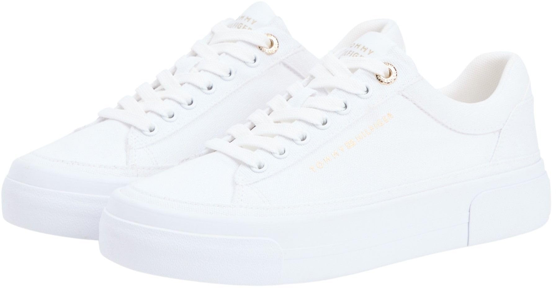 Tommy Hilfiger Damen Th Foxing Platform Canvas Fw0fw09480Low Top