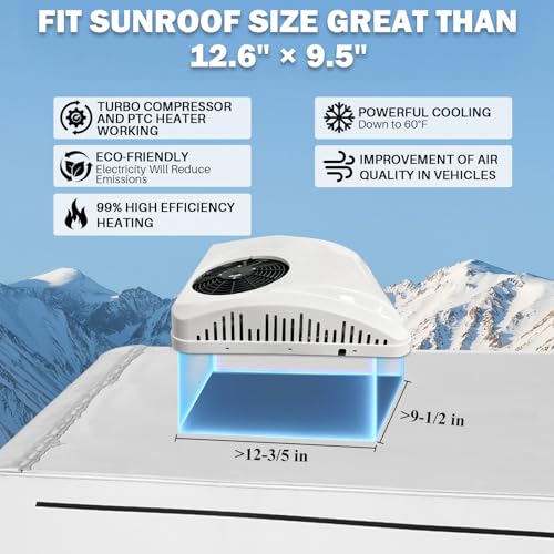 Bailigo BL-EAC002.18.12.W-Z01 Rv Air Conditioner With Heat 12V Universal Rooftop Ac Unit Rv Air Conditioner Heater Combo thumb #2