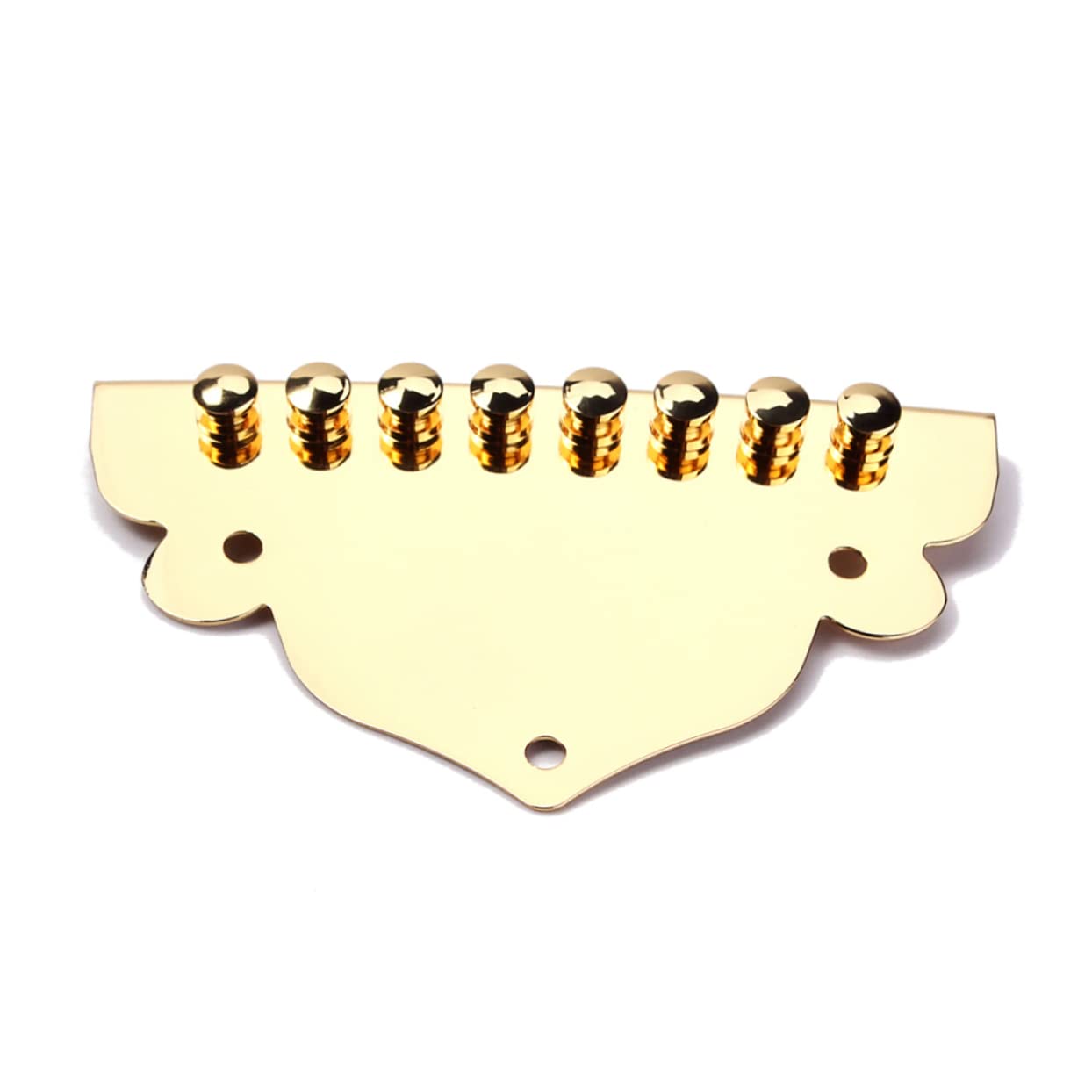 ibasenice 3pièces Mandolin Tailpiece Métal Doré Pour Guitare à Cordes Accessoire Améliorant Style De Votre Mandoline
