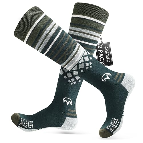 Chaussettes de ski en laine mérinos : restez au chaud et au sec toute la journée sur les pistes