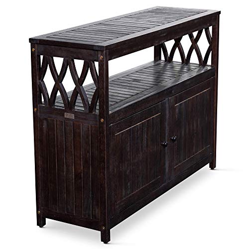 Dty Outdoor Living Longs Peak Eucalyptus Sideboard, Espresso #TOP3