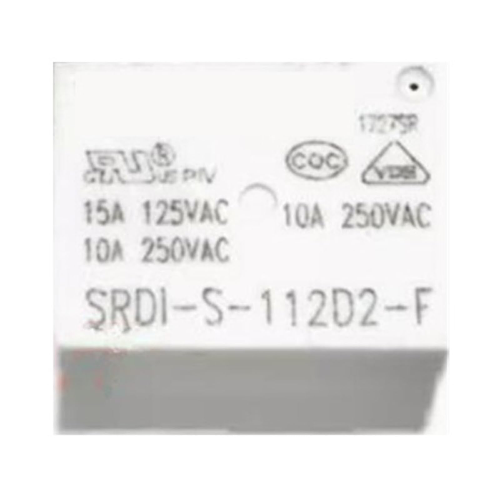 Relais SRDI-S-112D2-F 12V DC 10A 5 broches pour circuit imprimé