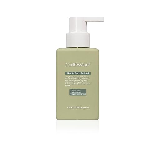 Miniatura 3 de CURLFESSION El gel de rizos para cabello rizado define e hidrata los rizos y las ondas, controla el encrespamiento, 8 onzas líquidas.