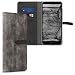 Produktbild kwmobile Huawei Y6 (2018) Hülle - Kunstleder Wallet Case für Huawei Y6 (2018) mit Kartenfächern und Stand - Anthrazit