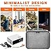 Grekos Projector Carrying Bag,Projector Carrying Case for Accessories,Portable Carrying Bag with Compartment & Adjustable Shoulder Strap for DR.J Professional and QKK Mini Projector (ID:10.4*8.8*5in)