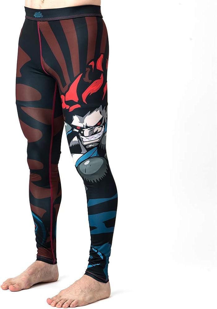 Fusion Fight Gear Street Fighter Akuma Compression Shirt BJJ Rash Guard