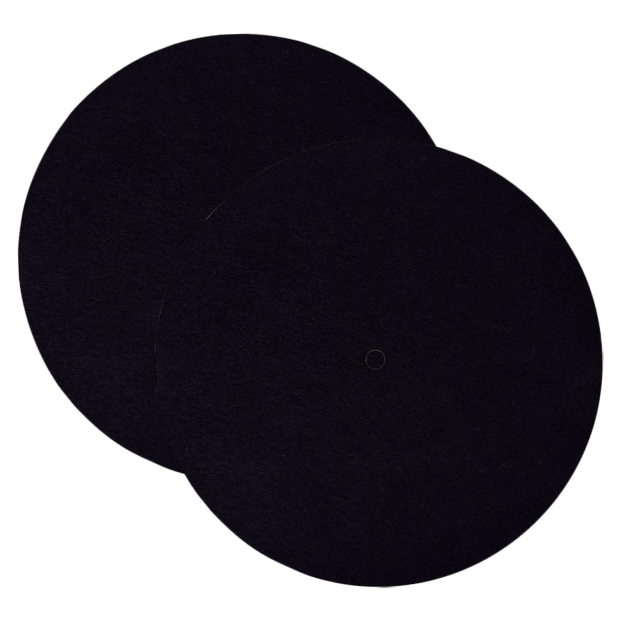 HANABASS 2Pcs Vinyl Record Protective Mats for Turntable Thickness Scratch Cushions for Phonograph Vibration Reducing Platter Pads for Record Player