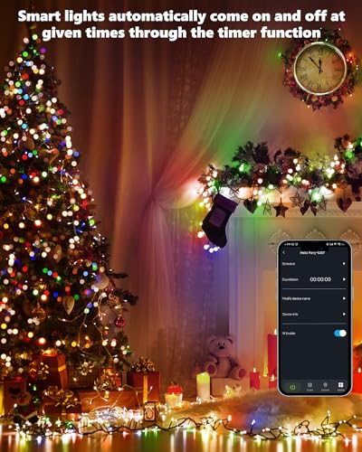 Flacchi YZ88UU001RG01 Smart Christmas Lights,32 Ft 100 Led Usb Smart Color Changing Led String Lights thumb #4
