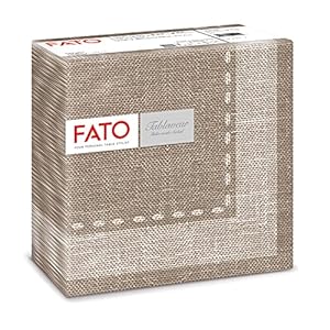 FATO Airlaid Servietten Kaschmir Kaffee 50 Stück