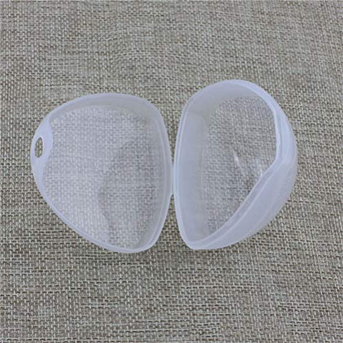 Supvox Tragbare Schnullerbox Schnulleraufbewahrung Box für Baby 4 Stücke (Transparent)