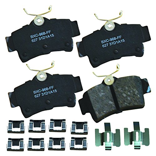 Premium  Ceramic Rear Brake Pads for Ford Mustang 2004-1994, Panoz AIV Roadster 2000-1999, Esperante 2007-2001 - BENDIX SBC627
