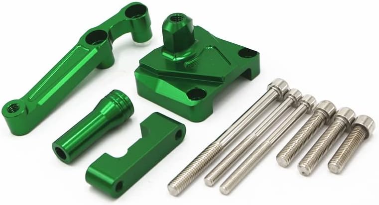 Suitable for Kawasaki Ninja250 Z250 Motorcycle Accessories Direction Damper Anti-Flapping Head Measuring Tape Size(Titanium color)