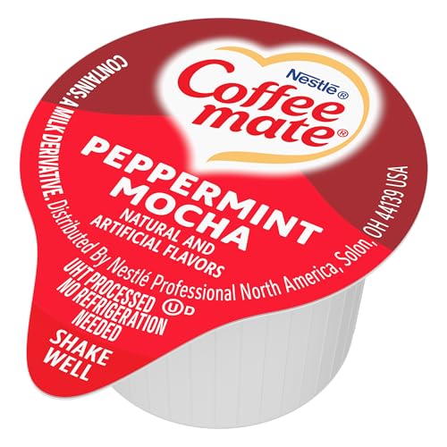 Coffee mate Peppermint Mocha Creamer, Liquid Singles, 50/Box - image 3