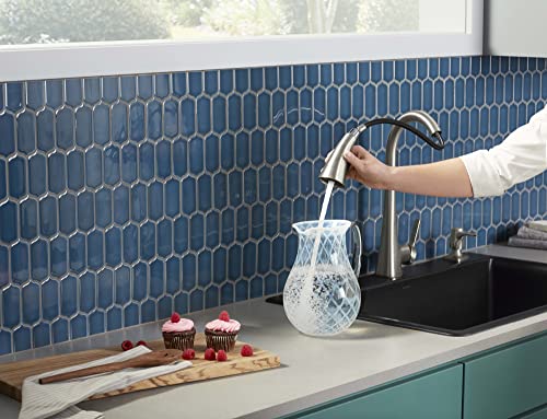 Kohler R22867-Sd-Vs Maxton Pull-Down Kitchen Faucet With Soap Dispenser, Kitchen Sink Faucet With Pull Down Sprayer, Vibrant Stainless #TOP5