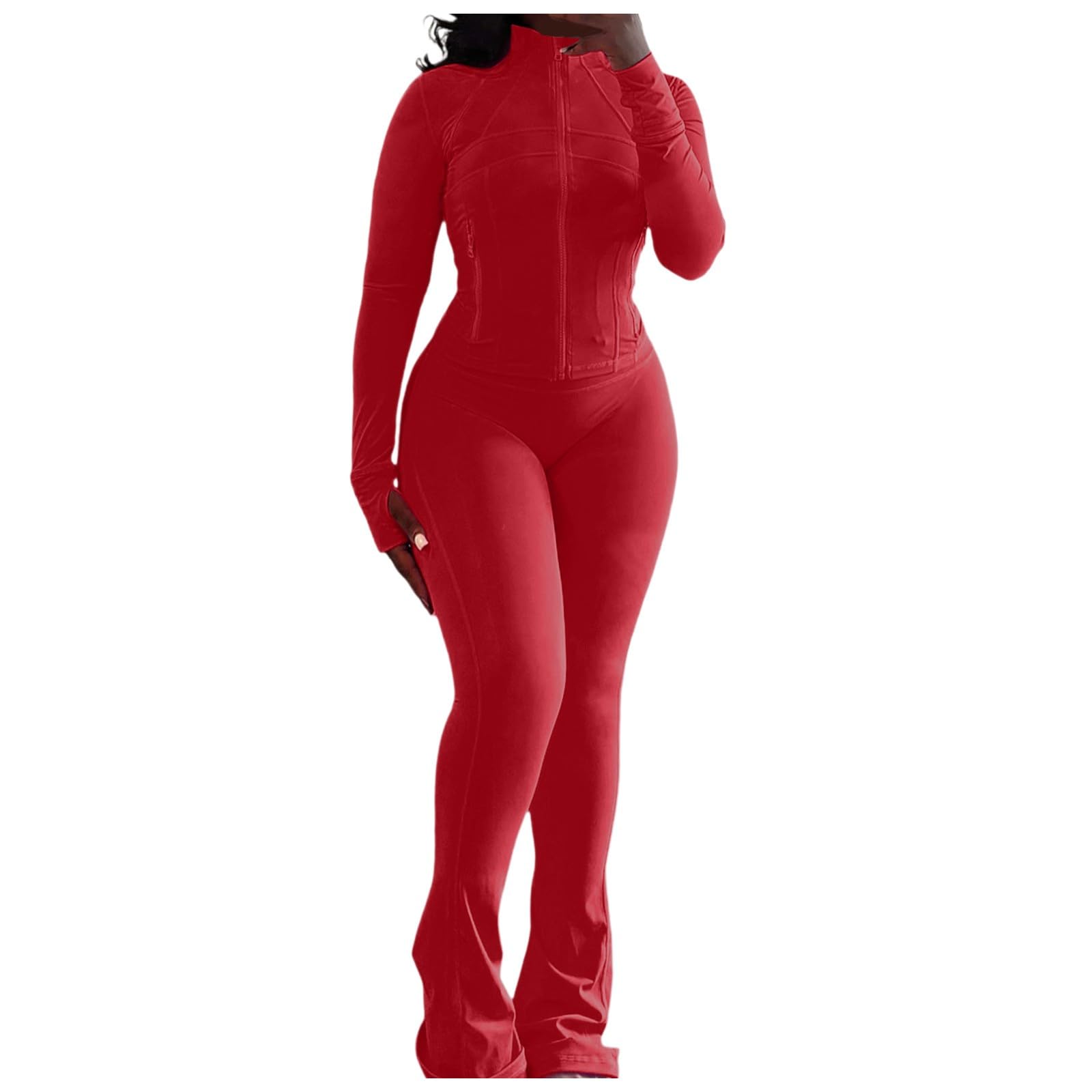 Sunnyuk Completo Donna Set Palestra Push Up Confortevole Completi Sportivi Curvy Completa Completo Palestra Fitness Due Pezzi Tute Pilates Elegante Completo Sportivo Tennis