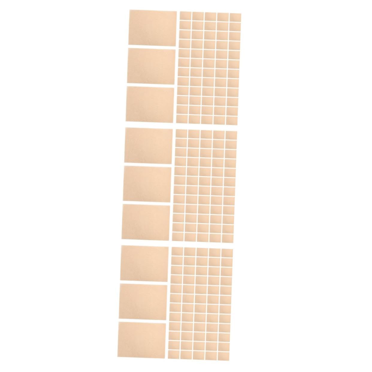 PRETYZOOM 300 Piezas Papel De Silicona Para Hornear Revestimiento De Papel Marrón Antiadherente Asar
