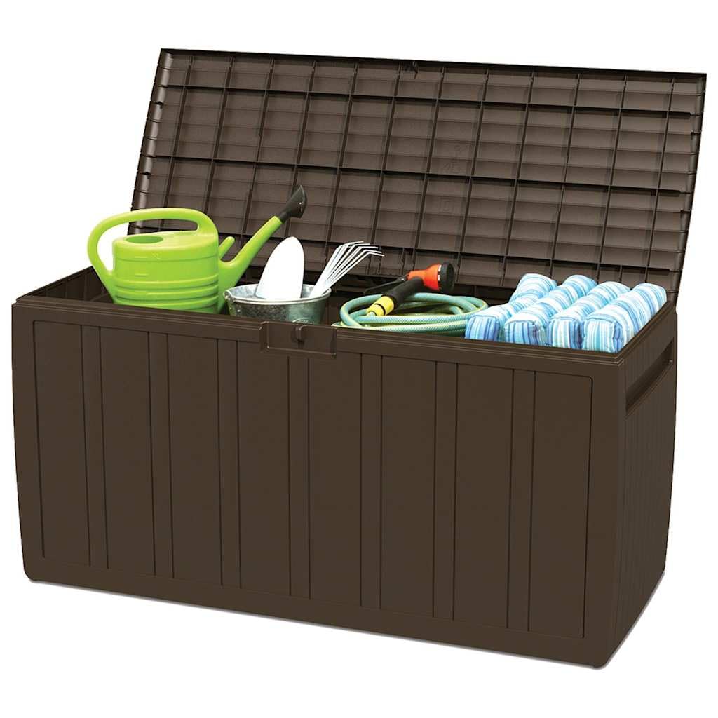 Skrzynia na poduszki Brązowy 117 x 45,5 x 57,5 cm 270 l