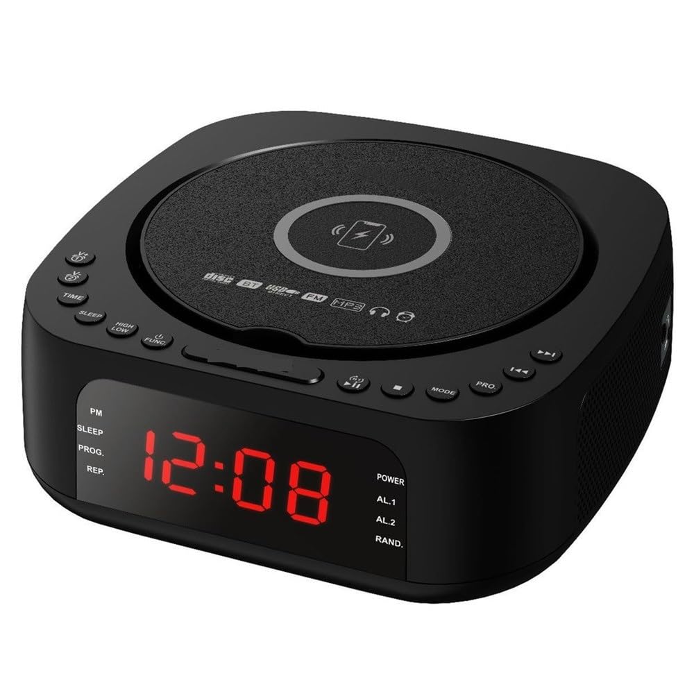 JVDDI DVD Player CD VCD Machine USB MP3 Player Bluetooth Speaker FM Radio Mobile Phone Wireless Charger