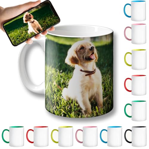 OOPS Taza mug personalizada con foto y/o texto | 100% Personalizable | 1, 2, 3 o 4 fotos | Regalo para Bodas, Cumpleaños, San Valentín y Recuerdos (Taza, 330ml) OOPS Taza mug personalizada con foto y/o texto | 100% Personalizable | 1, 2, 3 o 4 fotos | Regalo para Bodas, Cumpleaños, San Valentín y Recuerdos (Taza, 330ml)