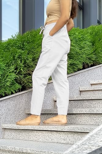 Image of Women's Cotton Regular Fit Trousers - Comfortable and Stylish Casual Office Wear Kurti Pants for Daily Use, Soft and Breathable Fabric