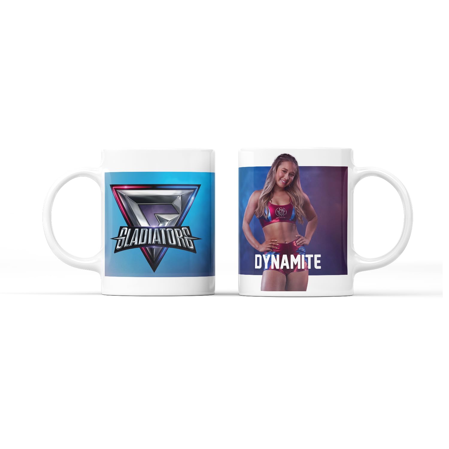 SMARTYPANTS Gladiators are You Ready Tea Cup Coffee Mug - Athena Comet Diamond Dynamite Electro Fire Fury Sabre TV Show Gift Present (Dynamite)