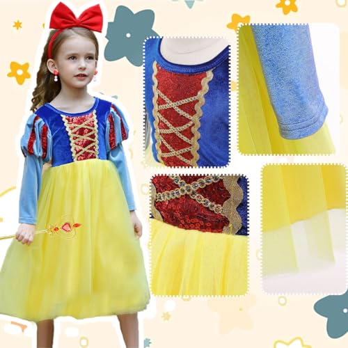 Disfraz de princesa para niñas 4-5 años miniatura 5
