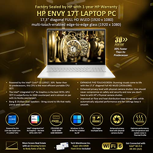 HP-Envy-17T-2022-Laptop-i7-1195G7-11th-gen-32GB-RAM-1-TB-NVMe-SSD-173-FHD-Touch-Thunderbolt-4-Win-11-PRO-WiFi-6-BO-Audio-USB-A-Intel-Xe-Graphics-Silver-64GB-Tech-Warehouse-Flashdrive