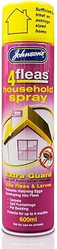 ToWorldTM Johnsons 4Fleas Household IGR Extra Flea KIller Spray Treatment - 600ML 6 Months