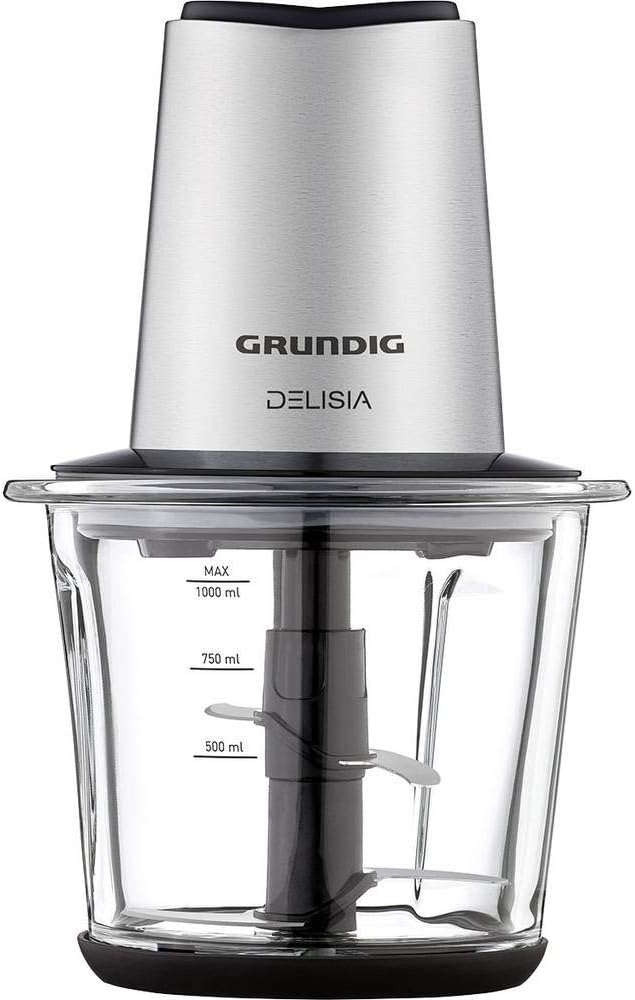 GRUNDIG CH 8680 1L 800W Black,Stainless steel electric food chopper