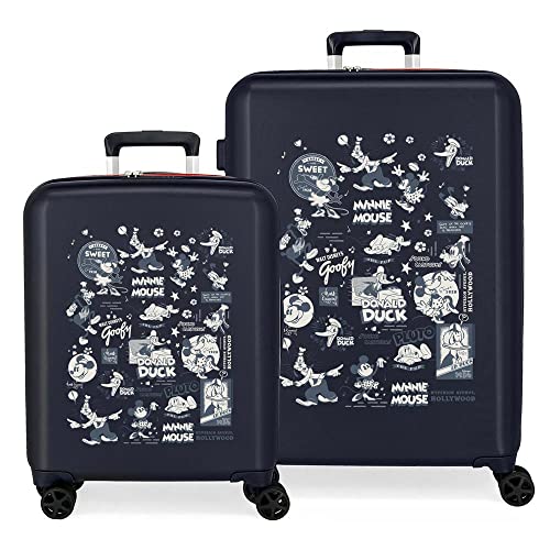Disney 100 Special Shine Suitcase Set, One Size, Comic, One Size, Suitcase Set