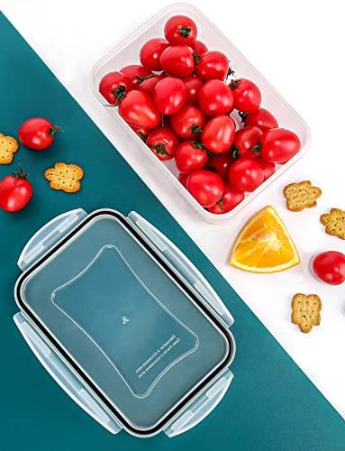 Foto von Familybox Frischhaltedosen mit Deckel 30 TLG Set [15 Behälter +15 Deckel] Wiederverwendbar Auslaufsichere Frischhaltedosen Set für Mikrowelle Gefrierschrank Spülmaschine