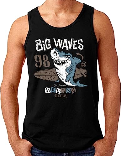 Débardeur homme OM3 grande taille S-4XL haut sans manches style surfeur Malibu